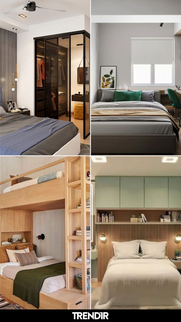 27 Small Bedroom Layout Ideas That Make Your Room Feel Less Crowded ...